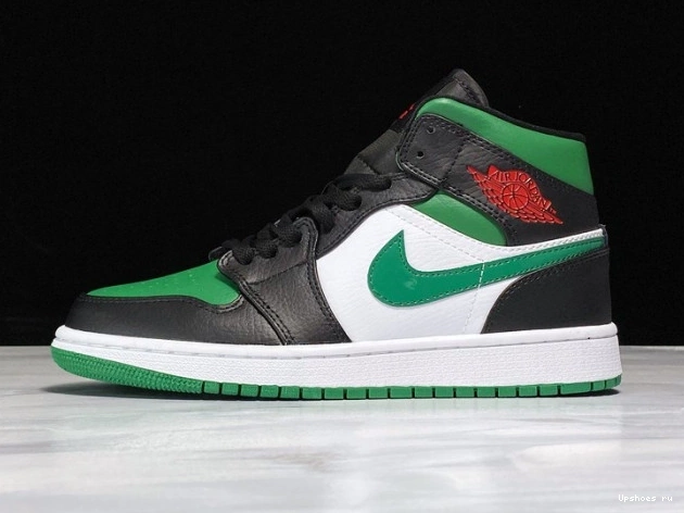 554724-067 Mid 1 Green Toe Jordan 0111